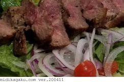 タマネギ-料理-ビーフサラダ