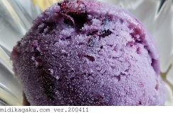 ブルーベリー-料理-アイス